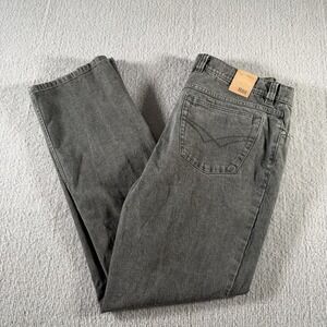 HILTL Ultimate Trouser Denim‎ Mens Cotton Blend Jeans Pants Size 38x32 Black